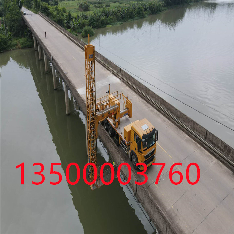 普宁桥梁质量检测车 22米桁架式桥检车租赁重心