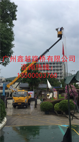 揭东县鑫越公司旗下有18米、20米、22米徐工牌桥梁检测车出租